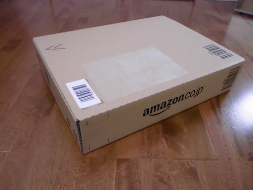Amazonの箱　段ボールのリサイクルマーク1