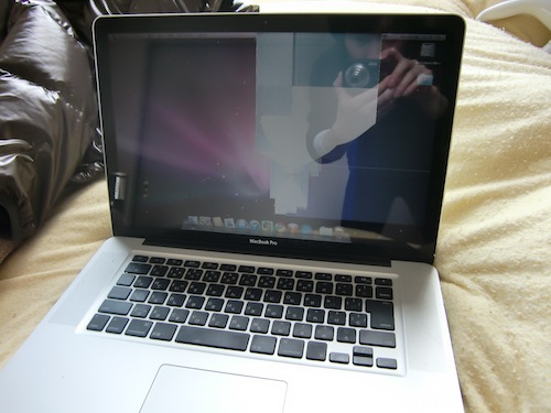 東日本大震災　MacBook Pro