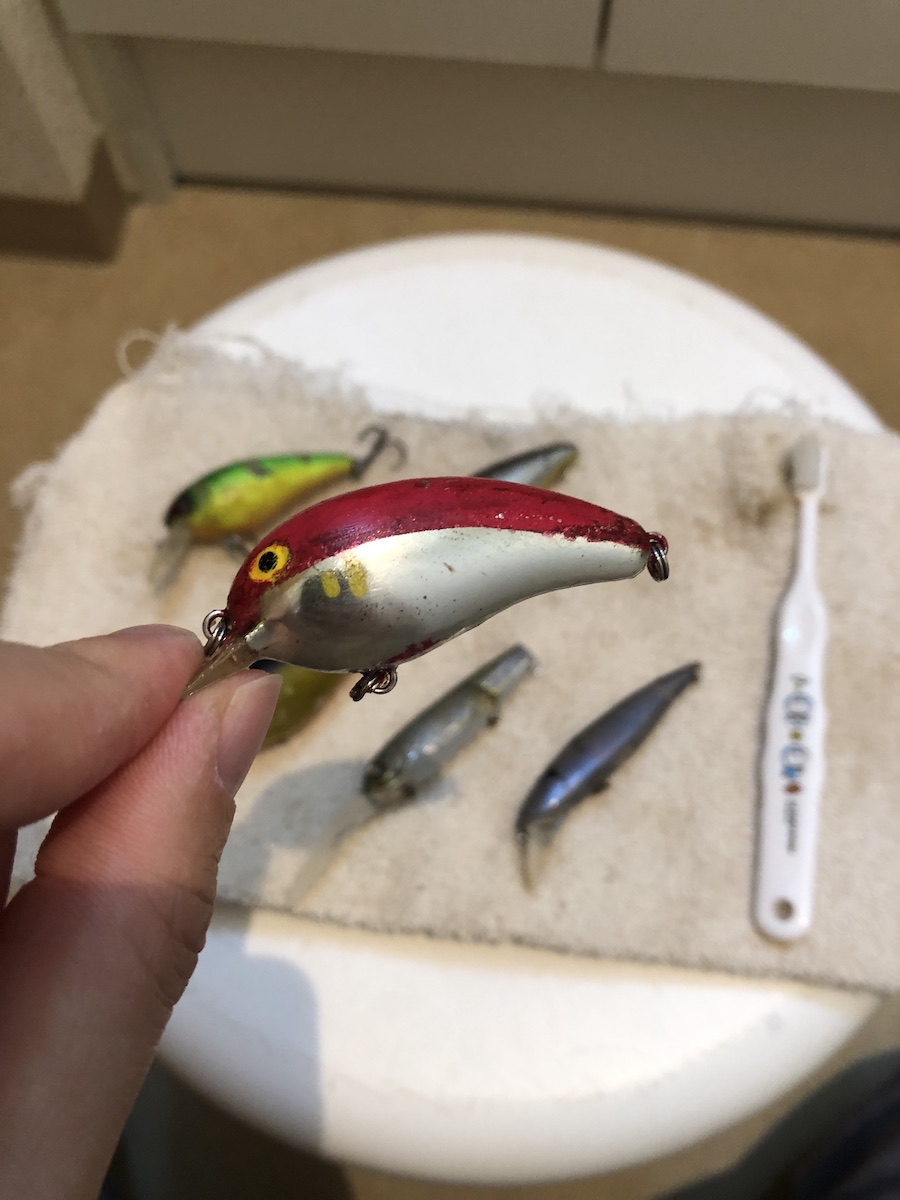 Used lure wash s